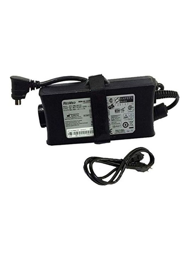 3-Pin AC/DC Adapter For Resmed S10 S9 IPX1 IPXI CPAP Machine S9 H5i REF Black