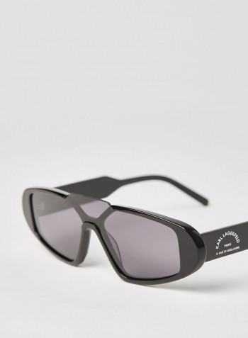 Full Rim Acetate Shield Sunglasses - Lens Size: 52 mm