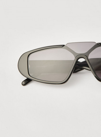 Full Rim Acetate Shield Sunglasses - Lens Size: 52 mm