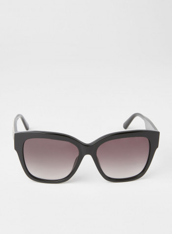 Women's Bold Square Frame Sunglasses - Lens Size: 57 mm