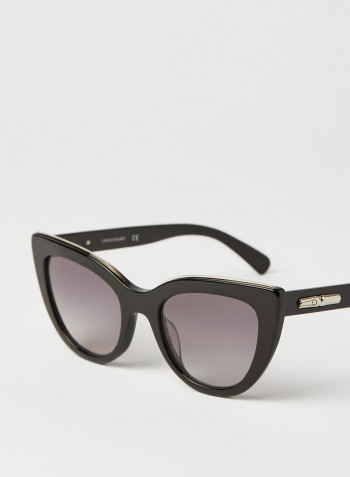 Women's Full Rim Acetate Butterfly Sunglasses - Lens Size: 51 mm