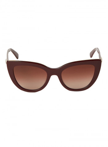 Women's Full Rim Acetate Butterfly Sunglasses - Lens Size: 51 mm