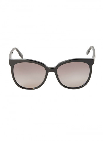 Women's Full Rim Acetate Oval Sunglasses - Lens Size: 56 mm