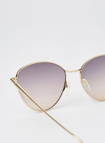 Women's Oval Sunglasses - Lens Size: 55 mm