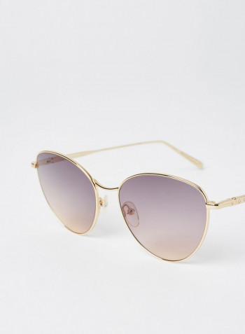 Women's Oval Sunglasses - Lens Size: 55 mm
