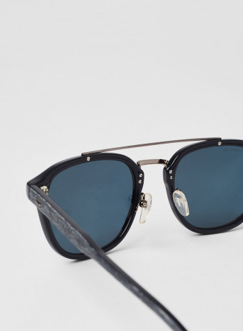 Men's Full Rim Acetate Square Lacoste Sunglasses - Lens Size: 52 mm