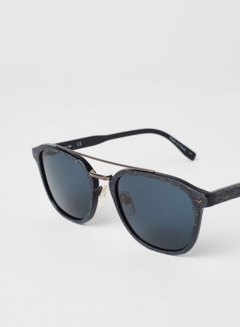 Men's Full Rim Acetate Square Lacoste Sunglasses - Lens Size: 52 mm