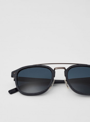Men's Full Rim Acetate Square Lacoste Sunglasses - Lens Size: 52 mm