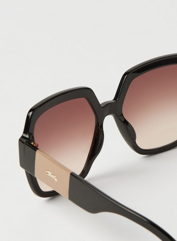 Women's Full Rim Acetate Butterfly Sunglasses - Lens Size: 56 mm