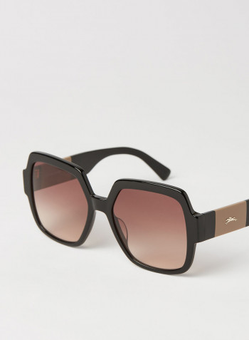 Women's Full Rim Acetate Butterfly Sunglasses - Lens Size: 56 mm