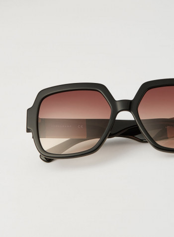 Women's Full Rim Acetate Butterfly Sunglasses - Lens Size: 56 mm
