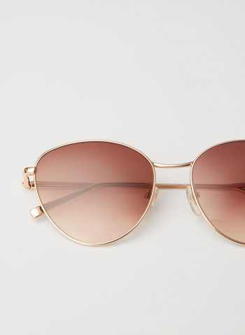 Women's Oval Sunglasses - Lens Size: 55 mm