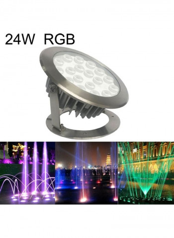 24W Square Park Pool Light Multicolour 31x31x26centimeter