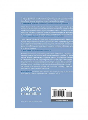 Making British Law: Committees In Action Hardcover