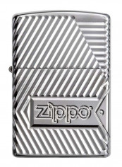 Bolts Design Gas Lighter Silver 2.4ounce