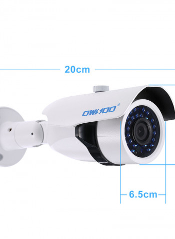 1080P HD 2000TVL AHD IR-Cut 30 Array Infrared Lamp Night Vision CCTV Camera With Cable