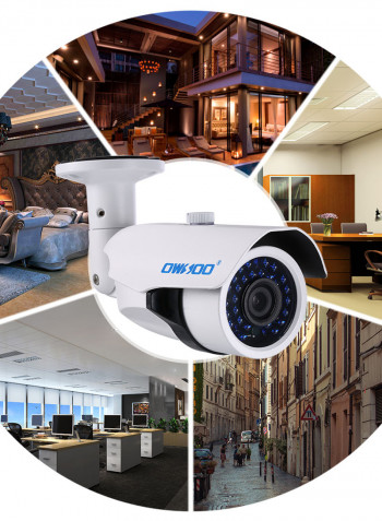 1080P HD 2000TVL AHD IR-Cut 30 Array Infrared Lamp Night Vision CCTV Camera With Cable