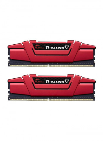 2-Piece Ripjaws V Series DDR4 SDRAM Desktop Memory Model 16GB Multicolour
