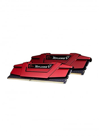 2-Piece Ripjaws V Series DDR4 SDRAM Desktop Memory Model 16GB Multicolour
