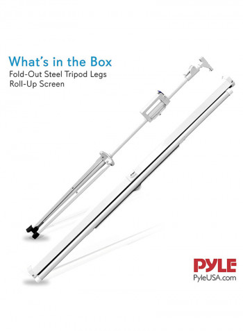 Portable Projector Screen Tripod Stand PRJTP52 Silver