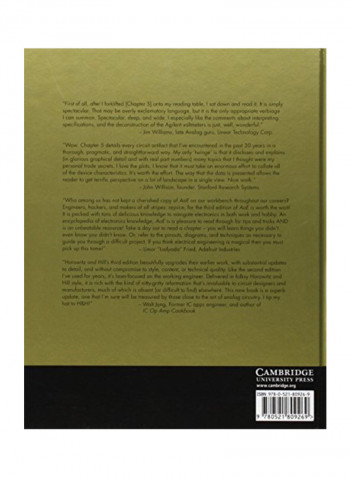 The Art Of Electronics Hardcover English by Paul Horowitz