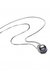 Sterling Silver Metal Pendant Necklace