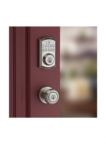 Electronic Keypad Deadbolt Door Lock Silver