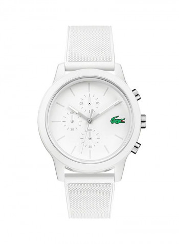 Men's Water Resistant Silicone Chronograph Watch 2010974