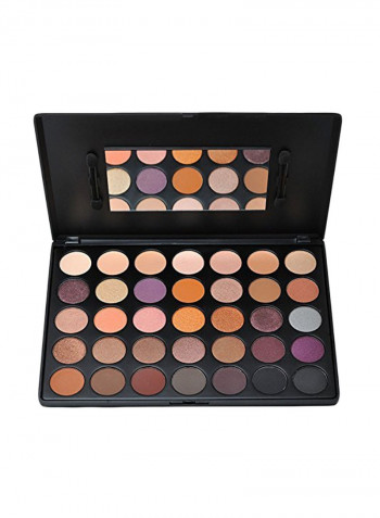 35-Shaded Eyeshadow Palette بُني/بيج/ أسود