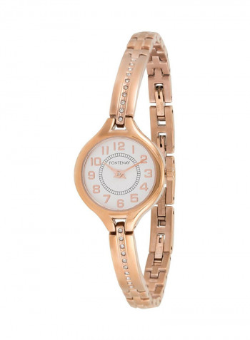 Women's Water Resistant Rose Gold Analog Watch 334QWPAMP