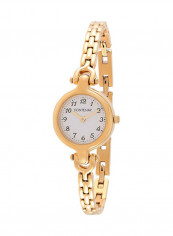 Women's Water Resistant Yellow Gold Plated Analog Watch GT2392BV