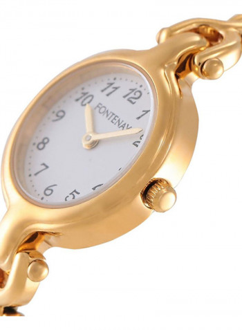 Women's Water Resistant Yellow Gold Plated Analog Watch GT2392BV