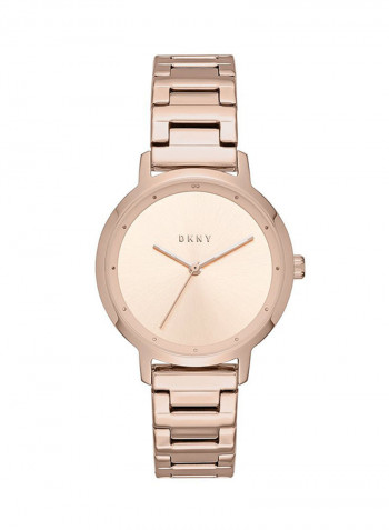 Women's Stainless Steel Round Analog Wrist Watch