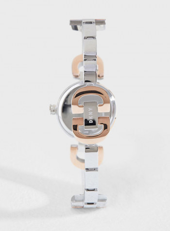 Women's Stainless Steel Round Analog Wrist Watch