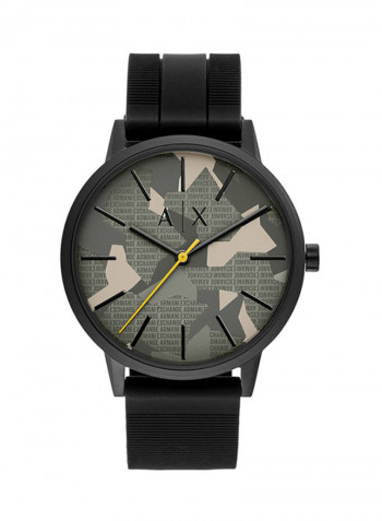 Men's Cayde Repetitive Brand Logo Analog Watch AX2721