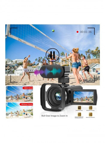 Camcorder YouTube Vlogging Camera SB-2054 Black