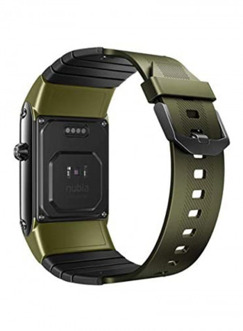SmartWatch Flexible Amoled Display With eSIM Green