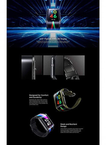 SmartWatch Flexible Amoled Display With eSIM Green