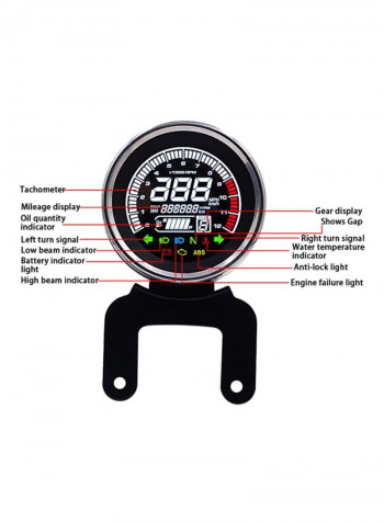 Tachometer Gauge Kit With Holder