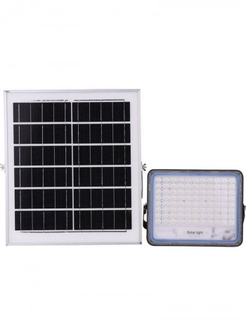200W Solar Powered Timing LED Light with Remote Control White 48 x 45 x 14centimeter