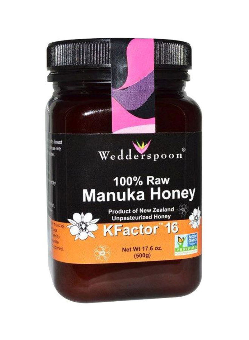 Raw Manuka Honey, Kfactor Supplement 500g