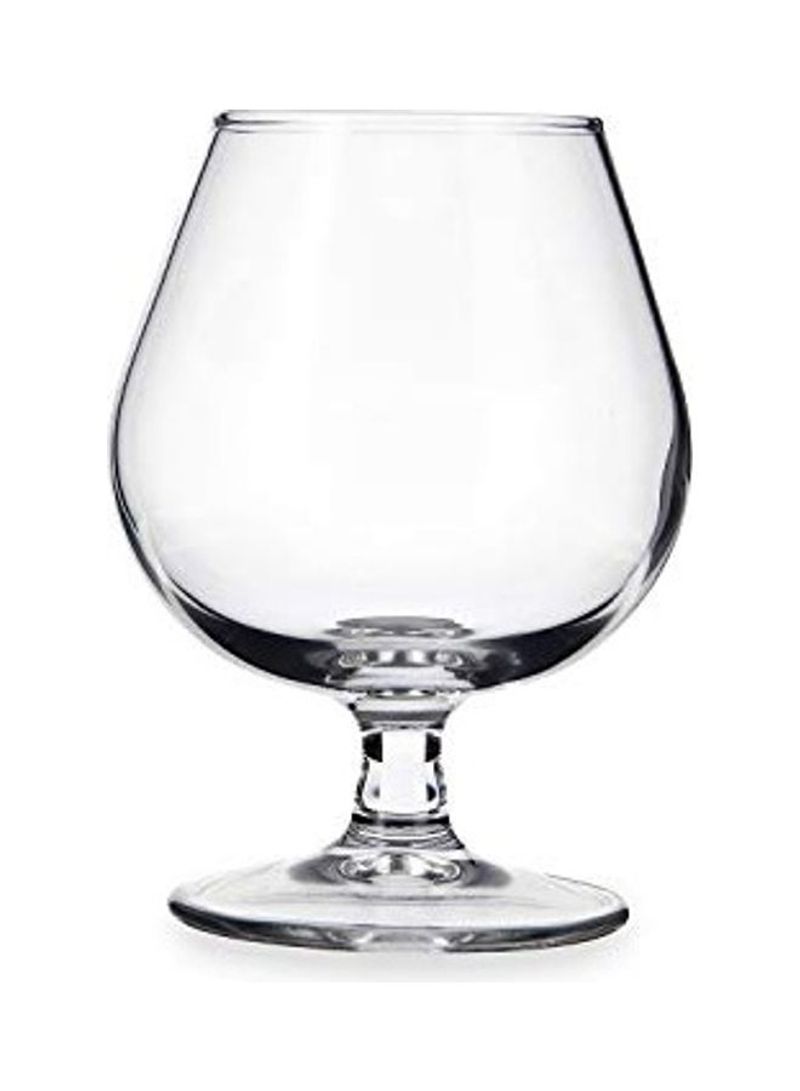 12-Piece Glass Goblet Set Clear