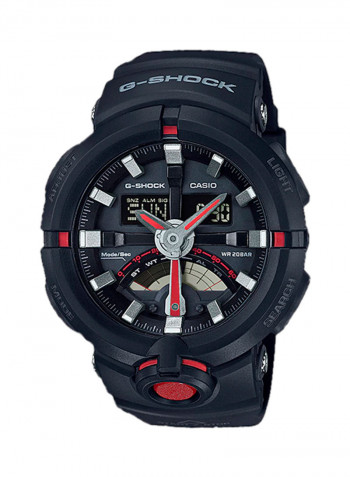 Men's Resin Band Analog/Digital Watch GA-500-1A