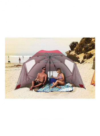 Vented Umbrella Red 7inch