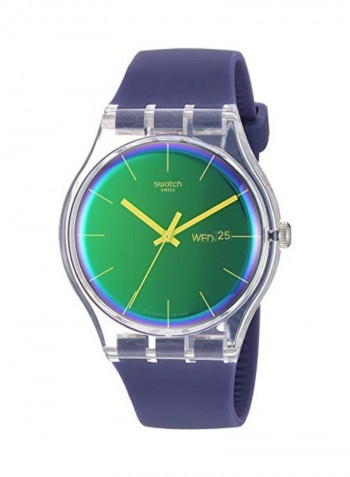 Women's Analog Wrist Watch with Silicone Strap