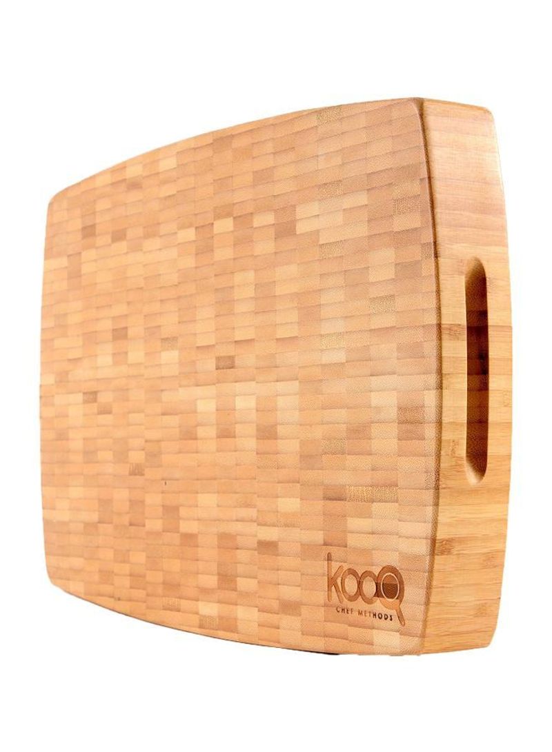 Bamboo Cutting Board Beige 18x12inch