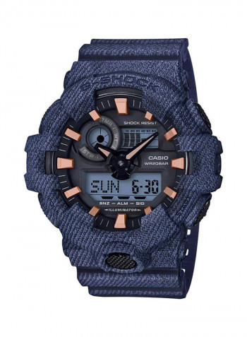 Men's Resin Analog/Digital Wrist Watch GA-700DE-2ADR