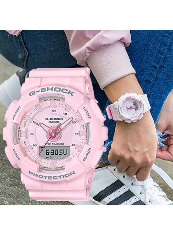 Women's Resin Band Analog/Digital Watch GMA-S130-4A