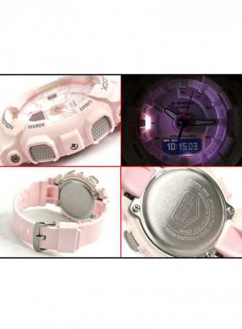Women's Resin Band Analog/Digital Watch GMA-S130-4A