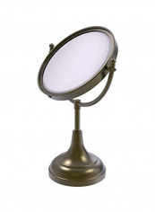 Brass Double Face Mirror Antique Brass/Clear 8inch